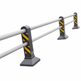 Steel metal road municipal guardrails, guardrail machines, non-road barriers, highway traffic anti-collision barriers are used for urban sidewalk railings
