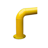 The manufacturer supplies powerful U-shaped anti-collision steel guardrails for parking Spaces and car limiters