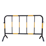 Construction area safety guardrails and crowd control for stainless steel parking poles in urban road traffic management