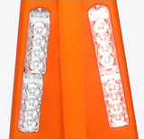High-quality polyvinyl chloride and rubber traffic cones, with light-emitting diode flashing and sound alarm flashing warning cones, for road safety