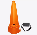 High-quality polyvinyl chloride and rubber traffic cones, with light-emitting diode flashing and sound alarm flashing warning cones, for road safety