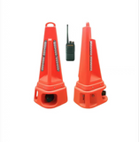 High-quality polyvinyl chloride and rubber traffic cones, with light-emitting diode flashing and sound alarm flashing warning cones, for road safety