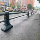 Steel metal road municipal guardrails, guardrail machines, non-road barriers, highway traffic anti-collision barriers are used for urban sidewalk railings