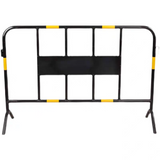 Construction area safety guardrails and crowd control for stainless steel parking poles in urban road traffic management