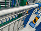 Stainless steel welded pipe guardrails used in factories for roads and Bridges