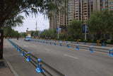 High-quality customized steel/metal traffic fences and guardrails for non-pedestrian and vehicle collision prevention, road isolation, and outdoor activities