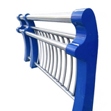 Stainless steel welded pipe guardrails used in factories for roads and Bridges