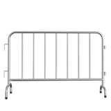 Construction area safety guardrails and crowd control for stainless steel parking poles in urban road traffic management