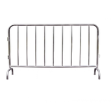 Construction area safety guardrails and crowd control for stainless steel parking poles in urban road traffic management