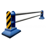 High-quality customized steel/metal traffic fences and guardrails for non-pedestrian and vehicle collision prevention, road isolation, and outdoor activities